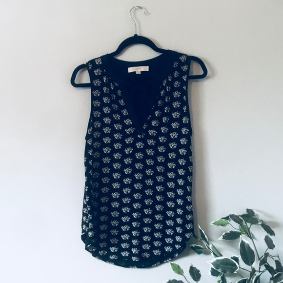 LOFT Tops - LOFT Floral Print Flowy Tank